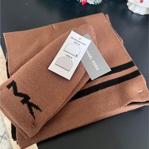 Michael Kors Tan and Black Knit Set
